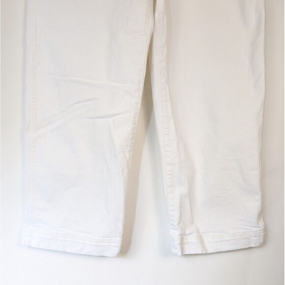 Madewell Women's White Wide-Leg Crop Jeans Size 29 Vintage High Rise - Picture 3 of 12